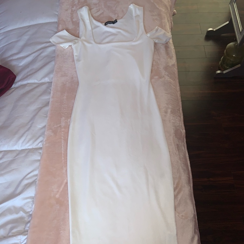 white dress